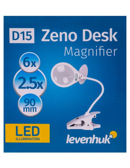 Lente d’ingrandimento Levenhuk Zeno Desk D15
