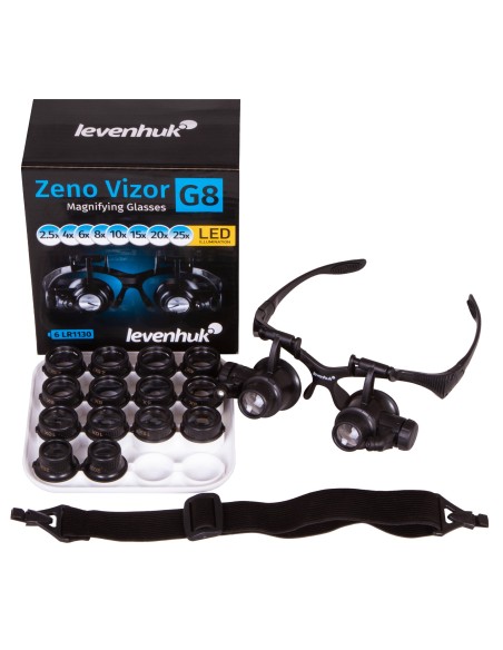 Occhiali d’ingrandimento Levenhuk Zeno Vizor G8