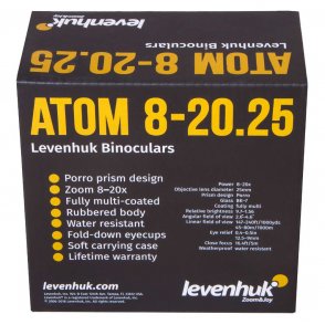 Binocolo Levenhuk Atom 8–20x25