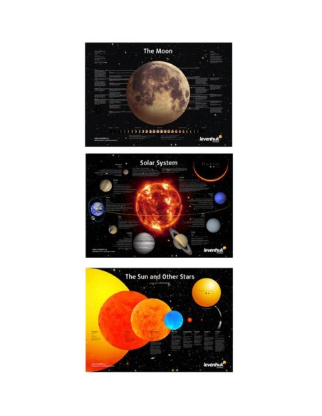 Set di poster spaziali Levenhuk