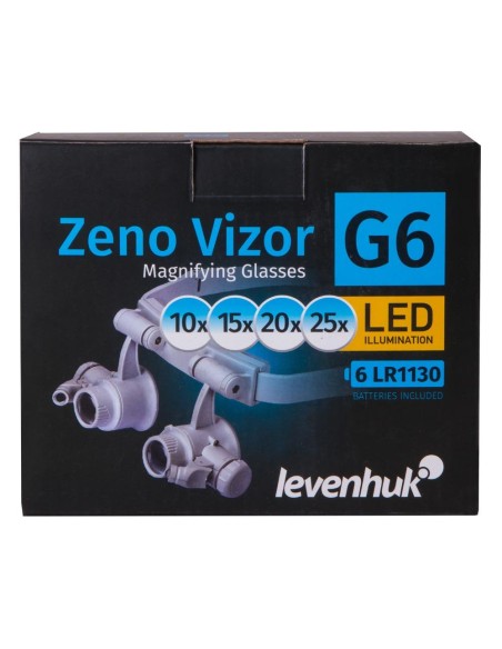 Occhiali d’ingrandimento Levenhuk Zeno Vizor G6