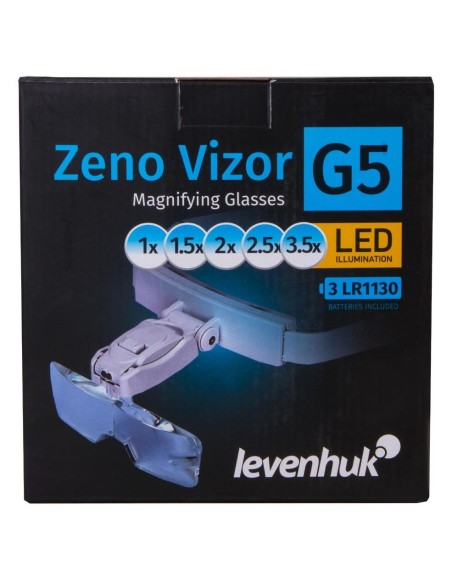 Occhiali d’ingrandimento Levenhuk Zeno Vizor G5