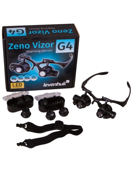 Occhiali d’ingrandimento Levenhuk Zeno Vizor G4