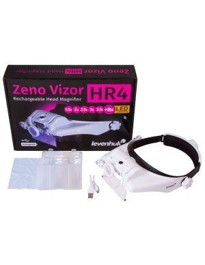 Lente d’ingrandimento frontale ricaricabile Levenhuk Zeno Vizor HR4 2
