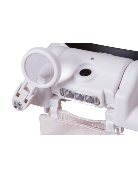 Lente d’ingrandimento frontale ricaricabile Levenhuk Zeno Vizor HR4