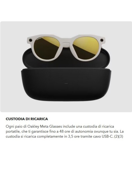 Smart Glasses OAKLEY META - HSTN - OW8002 - 800204 - 51