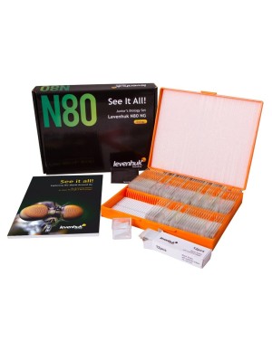 Set di vetrini "See it all!" (Alla scoperta del mondo!) Levenhuk N80 NG 2