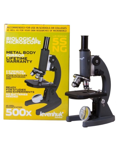 Microscopio monoculare Levenhuk 5S NG