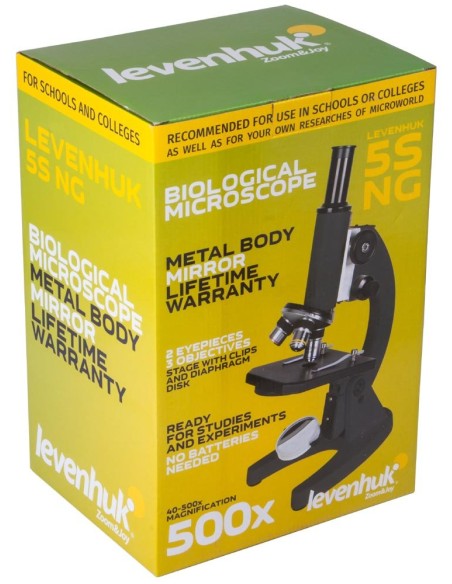 Microscopio monoculare Levenhuk 5S NG