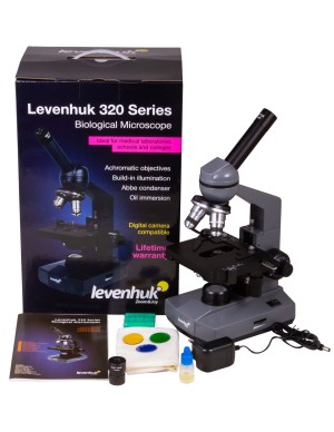 Microscopio biologico monoculare Levenhuk 320 PLUS 2