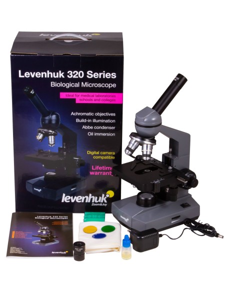 Microscopio biologico monoculare Levenhuk 320 PLUS