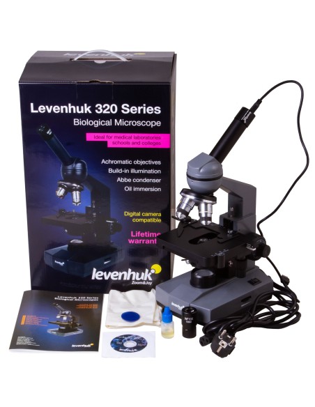 Microscopio monoculare digitale Levenhuk D320L BASE 3M