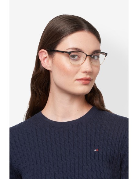 OPTICAL FRAMES TOMMY HILFIGER - TH 2296 - BLACK GOLD - 53