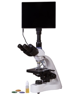 Microscopio trinoculare digitale Levenhuk MED D10T LCD 2