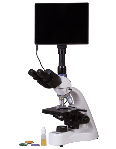 Microscopio trinoculare digitale Levenhuk MED D10T LCD