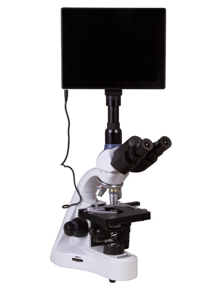 Microscopio trinoculare digitale Levenhuk MED D10T LCD
