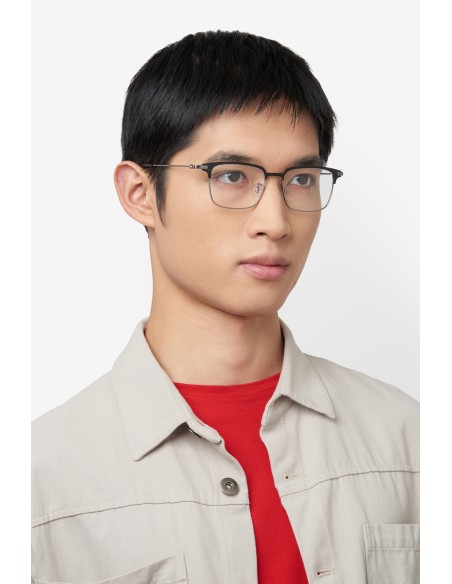 OPTICAL FRAMES TOMMY HILFIGER - TH 2235/F - MATTE BLACK RUTHENIUM - 53