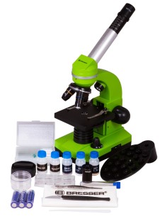 Bresser Junior Biolux SEL 40–1600x Microscope, green 2