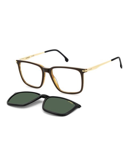 OPT + CLIP-ON CARRERA - CA 357/C - BROWN HORN - 54