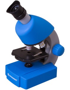 Bresser Junior 40–640x Microscope, blue