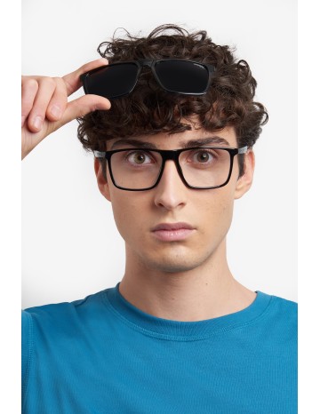 OPT + CLIP-ON CARRERA - CA 4020/CS - MATTE BLUE - 56 2