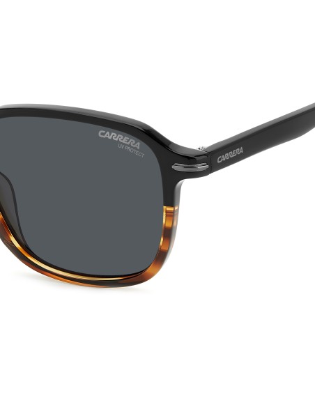 SUNGLASSES FRAMES CARRERA - CARRERA 334/S - GREY SHADED GOLD MIRROR - 53