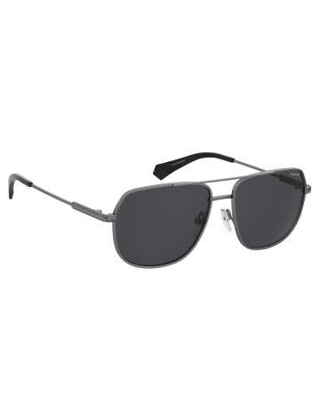 SUNGLASSES FRAMES POLAROID - PLD 6195/S/XN - DARK RUTHENIUM - 58 2