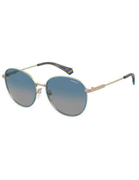 SUNGLASSES FRAMES POLAROID - PLD 6215/S/XN - GOLD BLUE - 56