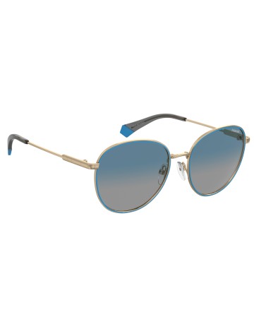 SUNGLASSES FRAMES POLAROID - PLD 6215/S/XN - GOLD BLUE - 56 2