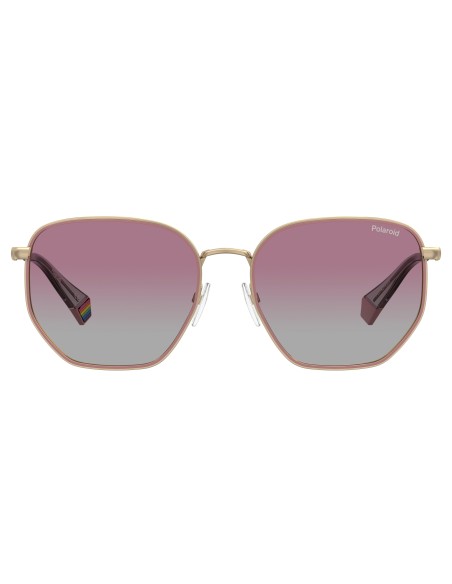 SUNGLASSES FRAMES POLAROID - PLD 6214/S/XN - GOLD PINK - 56