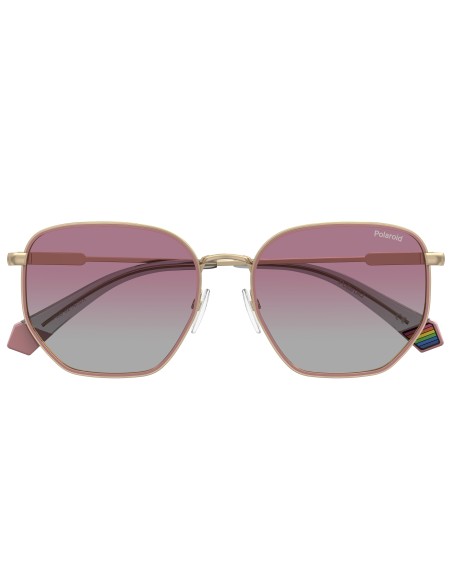 SUNGLASSES FRAMES POLAROID - PLD 6214/S/XN - GOLD PINK - 56