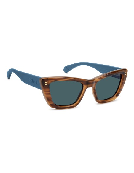 SUNGLASSES FRAMES POLAROID - PLD 6242/S/X - ORANGE HAVANA - 54