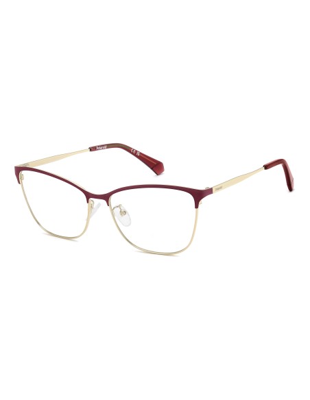 OPTICAL FRAMES POLAROID - PLD D584/G - MATTE BURGUNDY GOLD - 58