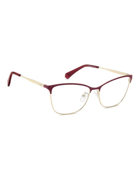 OPTICAL FRAMES POLAROID - PLD D584/G - MATTE BURGUNDY GOLD - 58