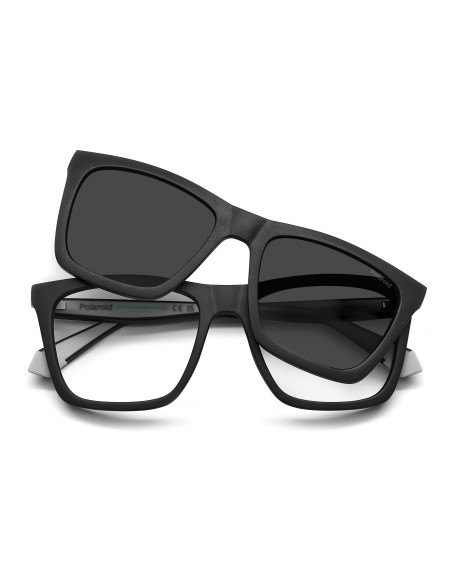 OPT + CLIP-ON POLAROID - PLD D591/C - MATTE BLACK GREY - 55