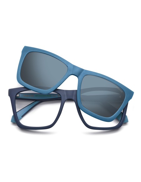 OPT + CLIP-ON POLAROID - PLD D591/C - MATTE BLUE - 55