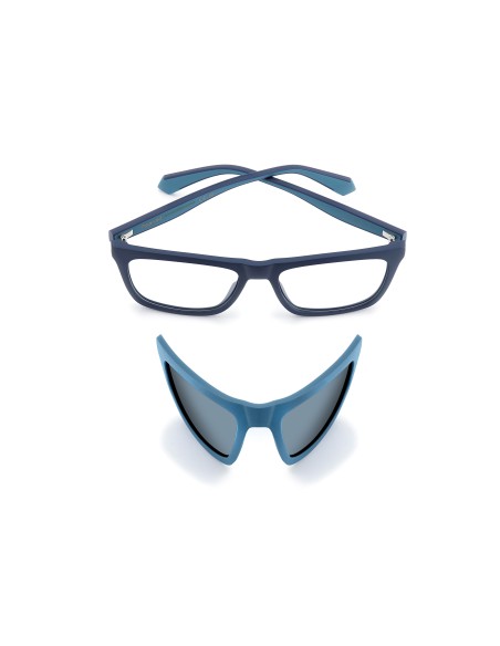 OPT + CLIP-ON POLAROID - PLD D591/C - MATTE BLUE - 55