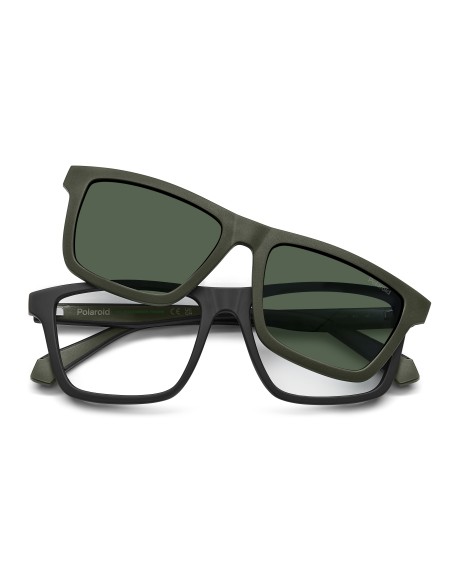 OPT + CLIP-ON POLAROID - PLD D590/C - MATTE BLACK GREEN - 55