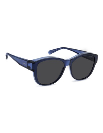 SUNGLASSES FRAMES POLAROID - PLD 7047/S - MATTE BLACK BLUE - 99 2