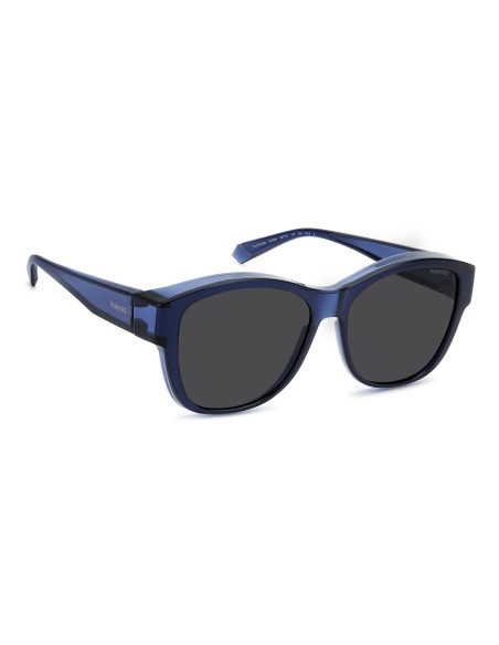 SUNGLASSES FRAMES POLAROID - PLD 7047/S - MATTE BLACK BLUE - 99