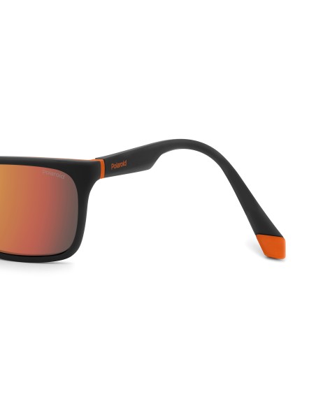 SUNGLASSES FRAMES POLAROID - PLD 7047/S - MATTE BLACK ORANGE - 99