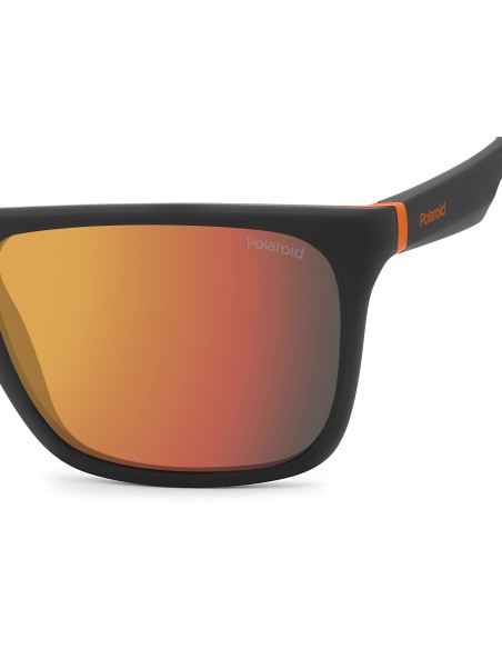 SUNGLASSES FRAMES POLAROID - PLD 7047/S - MATTE BLACK ORANGE - 99