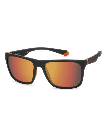 SUNGLASSES FRAMES POLAROID - PLD 7047/S - MATTE BLACK ORANGE - 99