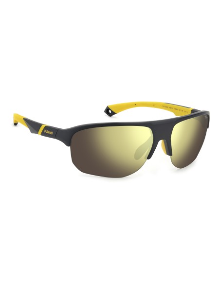 SUNGLASSES FRAMES POLAROID - PLD 7058/S - MATTE BLACK BLUE - 64