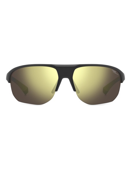 SUNGLASSES FRAMES POLAROID - PLD 7058/S - MATTE BLACK BLUE - 64