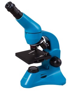 Microscopio Levenhuk Rainbow 50L PLUS, azzurro 2