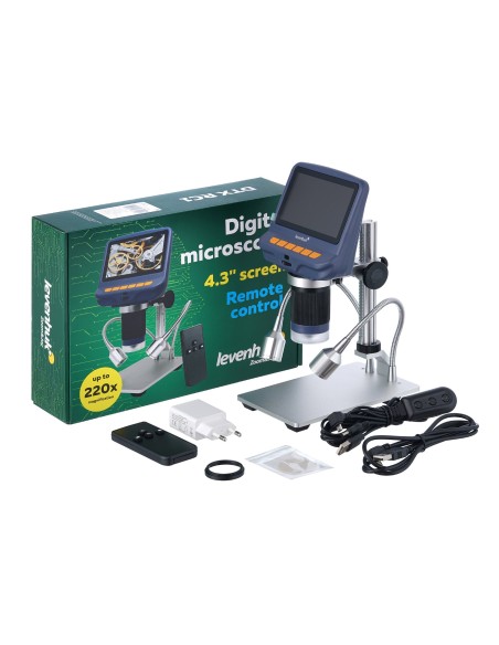 Microscopio con telecomando Levenhuk DTX RC1