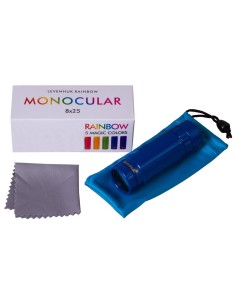 Monocolo Levenhuk Rainbow 8x25, blu 2