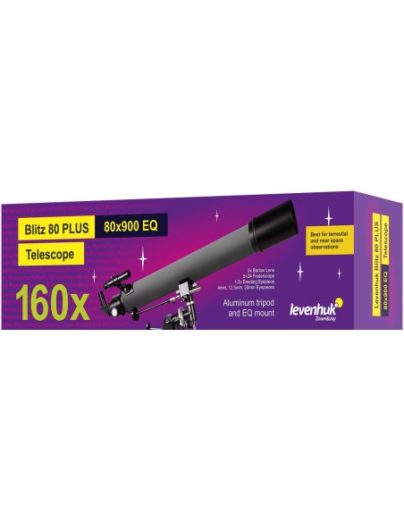 Telescopio Levenhuk Blitz 80 PLUS