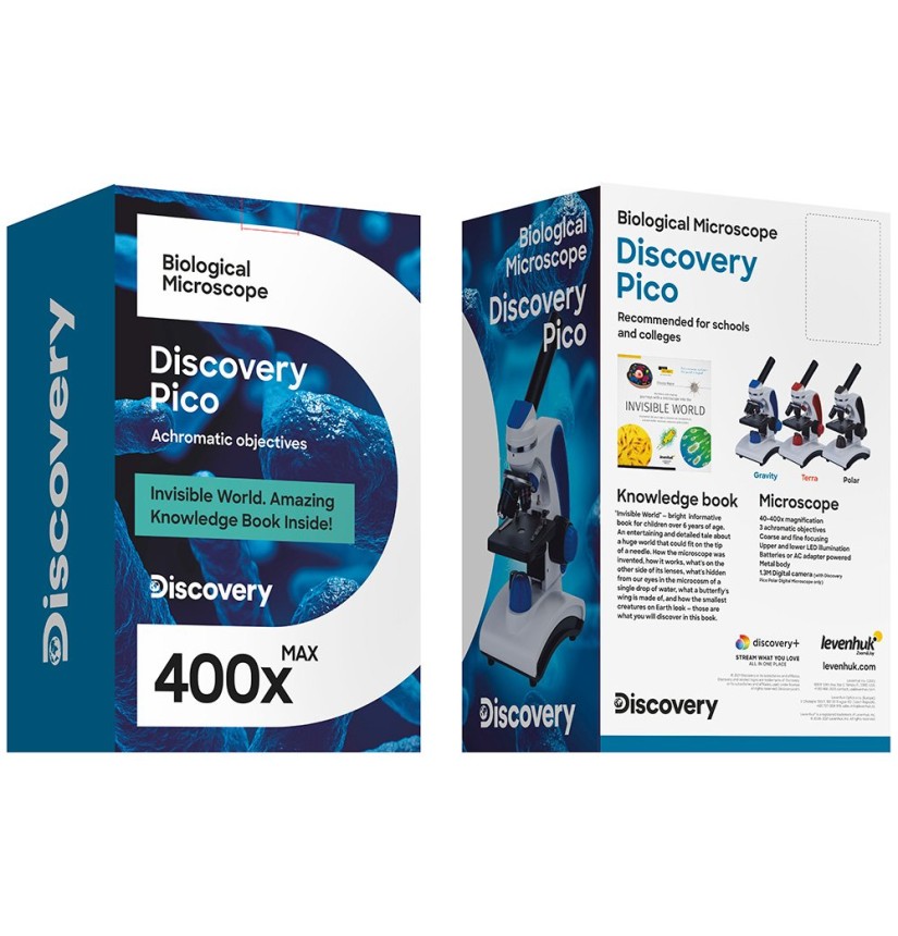 Discovery Pico Gravity Microscope with book